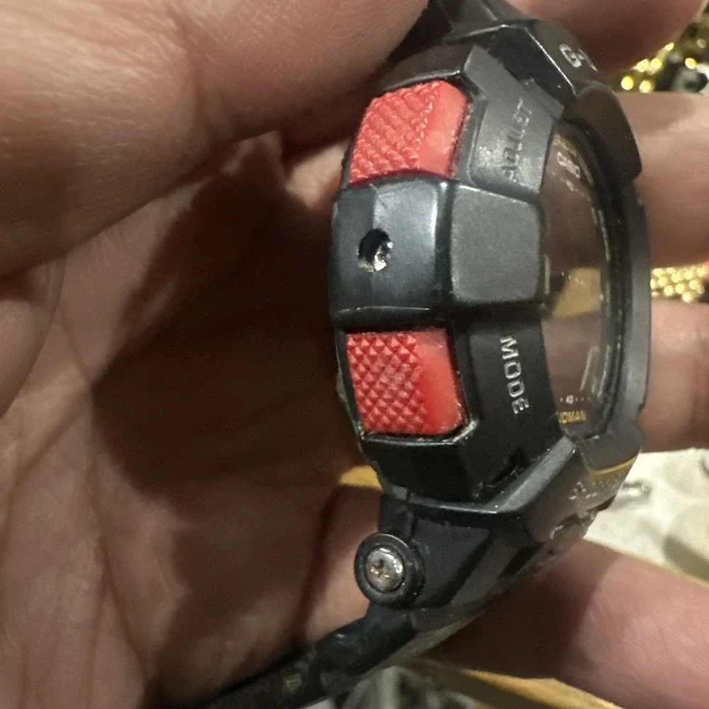 Working VTG Casio G-Shock Mudman G-9000 46mm Digital Mens Watch-EVERYTHING WORKS